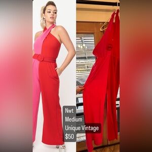 New Unique Vintage two tone bodysuit